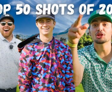 2023 Was The Best Year Of Youtube Golf Yet! | Top 50 Shots Of The Year