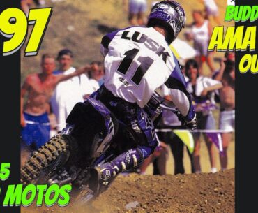1997 AMA 250 MOTOCROSS from BUDDS CREEK - FULL 2 MOTOS (LUSK VICTORY)