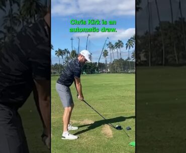 Chris Kirk Slow Motion Driver (Draw Swing) Analysis #golf #golfswing