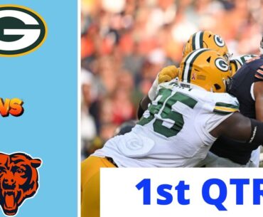 Green Bay Packers vs. Chicago Bears Full Highlights 1st QTR | NFL Week 18, 2023