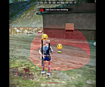 GARENA FREE FIRE FUNNY MOMENT 😁🤣 GARENA FREE FIRE MAX Miss Shizuka Gaming ❤️ #freefirefunny