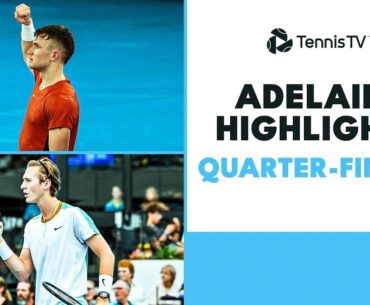Paul Battles Draper; Jarry, Korda, Musetti & More Feature | Adelaide 2024 Quarter-Final Highlights