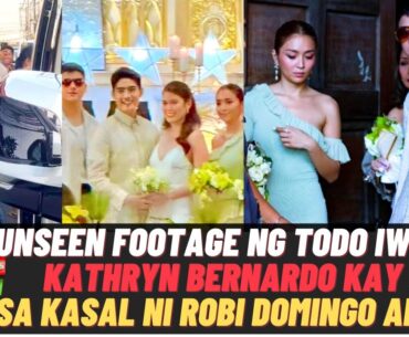 VIDEO ng Todong Paglayo ni Kathryn Bernardo kay Daniel Padilla sa Wedding ni Robi Domingo