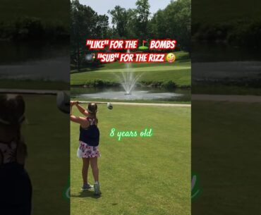 “LIKE” for the ⛳️ bombs 💣 “SUBCRIBE” for the rizz 🤪 #juniorgolf #golfgirls #kidsgolf