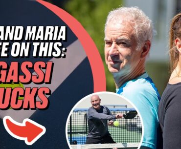 McEnroe and Sharapova: Agassi is Done For