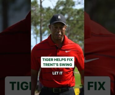 Tiger Woods takes on his toughest challenge ever: trying to fix Trent’s golf swing.
