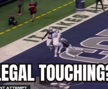 TAYLOR DECKER ILLEGAL TOUCHING??: Breaking Down the Ending of Detroit Lions vs Dallas Cowboys