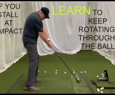 HOW TO KEEP ROTATING THROUGH THE GOLF BALL IN YOUR SWING