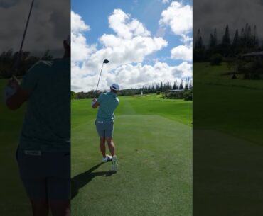 Collin Morikawa golf swing!  #golf,  #golfshorts, #golfswing, #bestgolf, #subforgolf #alloverthegolf