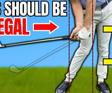 This NEW Method of Hitting Ball Then turf is SO GOOD it Should Be ILLEGAL!
