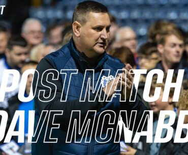 DAVE MCNABB ON A COMFORTABLE WIN | Post Match Interview | Bury FC