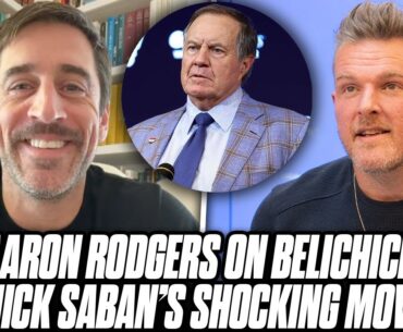 Aaron Rodgers Weighs In On Bill Belichick Moving On From New England & Nick Saban Retiring | PMS