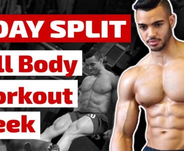 Full Workout Week for a Perfect Physique - 5 Day Split with Top Trainer Justin