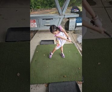 Bella swing 15.01.2024. #bellahd #bellahdgolf #6yearsold #golfswing