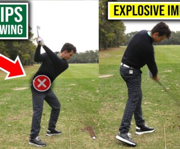 Stop Firing Your Hips and You Will RIP THE COVER OFF the Ball - It's Extremely Powerful!