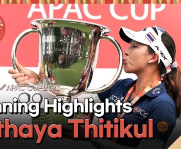 Atthaya Thitikul Best Shot |  Winning Highlights  | Simone APAC Cup | 2023