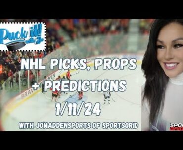 Puck it with Jo of @SportsGrid @SportsGridTV 1/11/23 NHL Picks, Props + Predictions