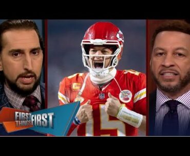 FIRST THINGS FIRST | Nick Wright reacts Chiefs advance with 26-7 win over Dolphins