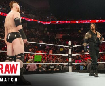 FULL MATCH — Roman Reigns vs. Sheamus — WWE Title Match: Raw, Jan. 4, 2016