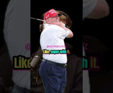 UFCFighter Bo Nickle, Golfing With Trump #viral #joerogan #youtubeshorts @Hotpodclipzz