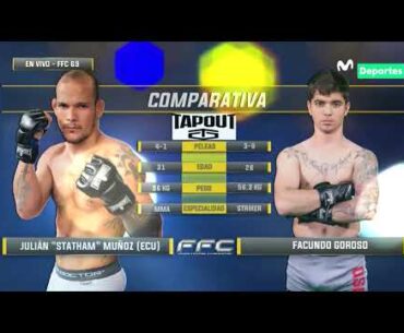 FFC 69: JULIÁN 'STATHAM' MUÑOZ ECUADOR VS FACUNDO GOROSO | Fusion Fighting Championship Argentina 🇦🇷