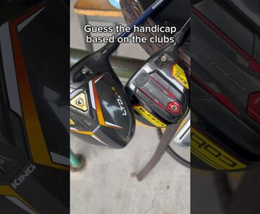 Guess the handicap based on the clubs - part 3 #witb #golfclubs #cobragolf