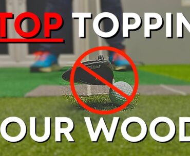 STOP TOPPING YOUR WOODS | 3 EASY GOLF TIPS!
