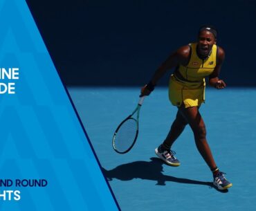 Caroline Dolehide v Coco Gauff Highlights | Australian Open 2024 Second Round