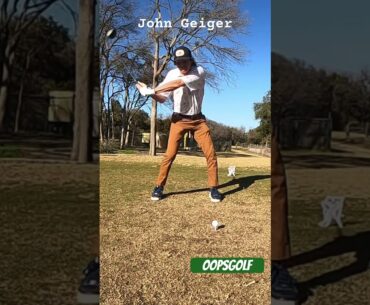 John crushed this one, any swing tips? #golf #golfswing