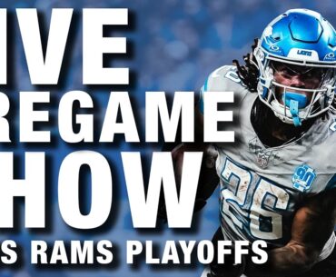 Lions vs Rams Playoffs PREGAME LIVE with @doseofdion2.04