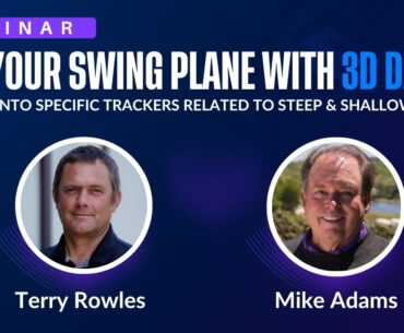 Swing Plane with 3D Data | Sportsbox 3D Golf | Webinar