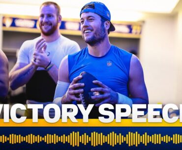 Victory Speech: Sean McVay Gives Out Game Balls After Thursday Night Football Win vs. Saints