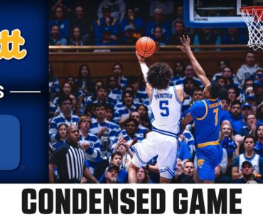 Pitt vs. Duke Condensed Game | 2023-24 ACC Men’s Basketball