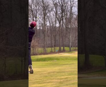 ETERNAL HANGTIME GLITCH‼️    This 3 Wood was in the air FOREVER #golf #sports