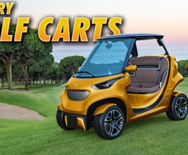 Blinged-Out Buggies: Ridiculously Luxurious Golf Carts