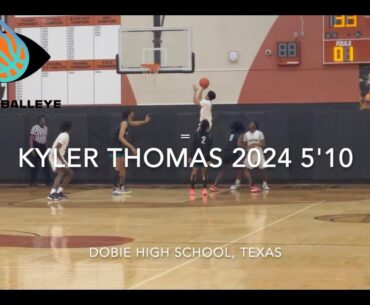 Kyler Thomas 2024 5'10 Dobie High School, Texas