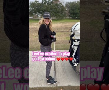 LeeLee, excited to play golf, woohoo ❤️❤️❤️#golfgirl #golf #golfer #golflife #golfcourse #golflove