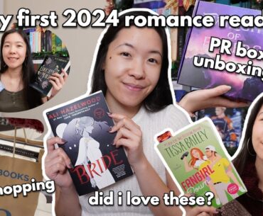 I read 3 new 2024 romance books 👀 | spoiler free reading vlog