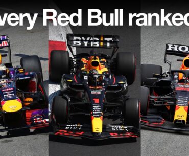 Ranking every Red Bull F1 car
