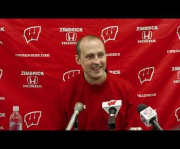 Todd Knott Media Conference || Wisconsin Men's Hockey || Jan. 23, 2024