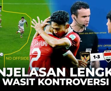 Detik-detik Gol Offside yang Disahkan Tanpa Replay VAR! Keputusan Kontroversi VAR Indonesia vs Irak