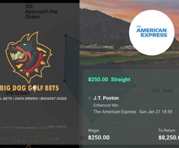 Golf Bets:  2024 American Express