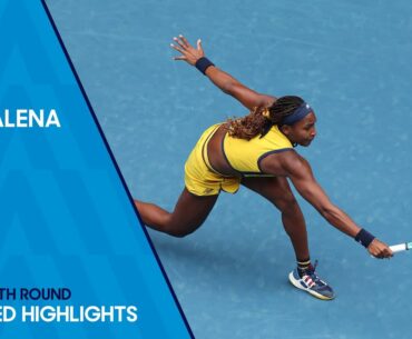 Magdalena Frech v Coco Gauff Extended Highlights | Australian Open 2024 Fourth Round