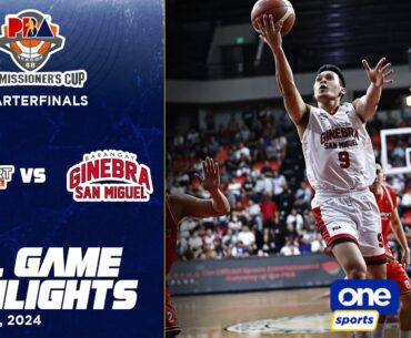 Brgy. Ginebra vs. NorthPort QF highlights | PBA Season 48 Commissioner’s Cup - Jan. 19, 2024