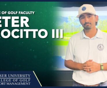 Meet Peter Crocitto III,  Director Of Keiser University Golf Coaching Center