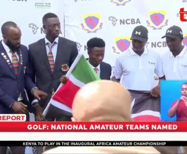 Ladies and men golf teams to represent Kenya internationally named