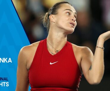 Coco Gauff v Aryna Sabalenka Highlights | Australian Open 2024 Semifinal