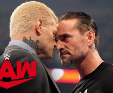 FULL SEGMENT – CM Punk and Cody Rhodes’ war of words: Raw, Jan. 22, 2024