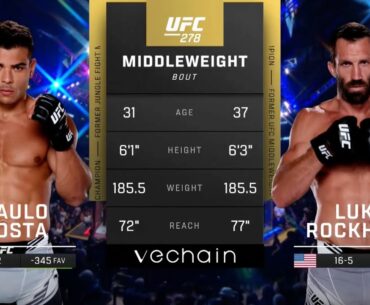 Paulo "Borrachinha" Costa x Luke Rockhold | LUTA COMPLETA | UFC 298