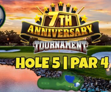 Master, QR Hole 5 - Par 4, EAGLE - 7th Anniversary Tournament, *Golf Clash Guide*